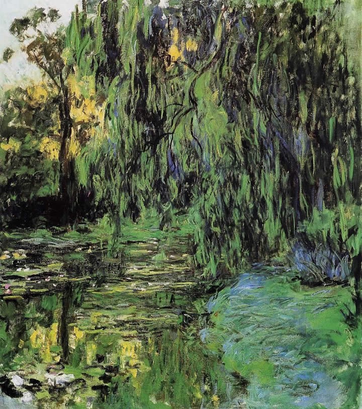 Claude Monet Weeping Willow and Water-Lily Pond 2